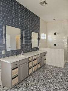 Enhance safety without compromising style. Our non-slip flooring options are perfect for bathrooms, kitchens, and more.
